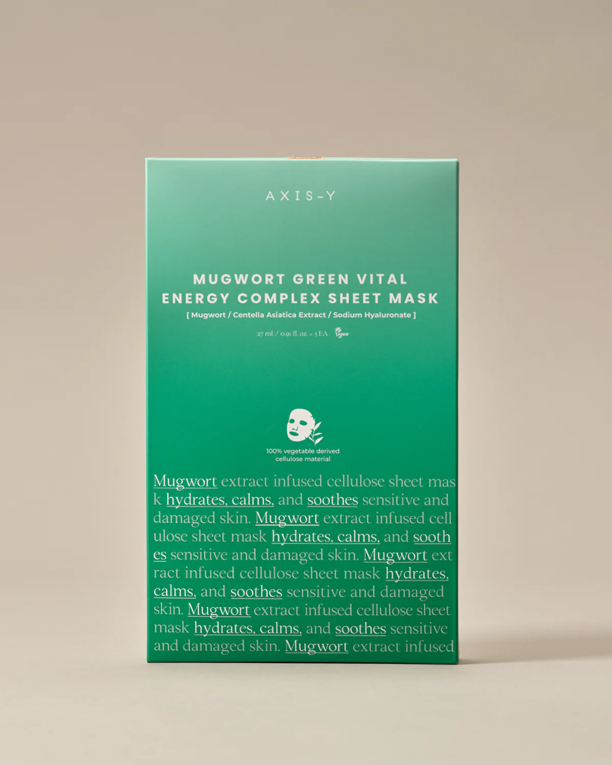 Mugwort Green Vital Energy Complex Sheet Mask