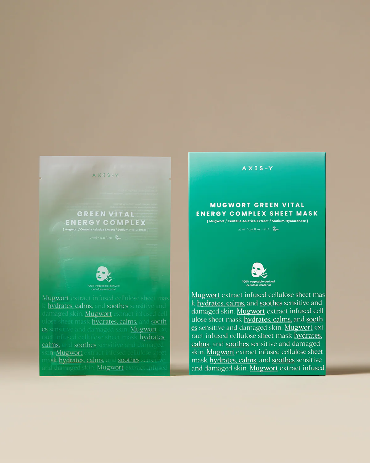 Mugwort Green Vital Energy Complex Sheet Mask - Image 6