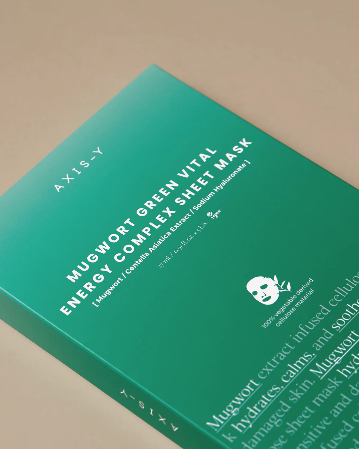 Mugwort Green Vital Energy Complex Sheet Mask - Image 7